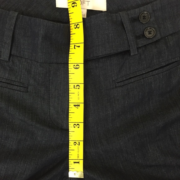 LOFT Wide Waistband Trousers Marisa Fit Blue 4 - Picture 8 of 8